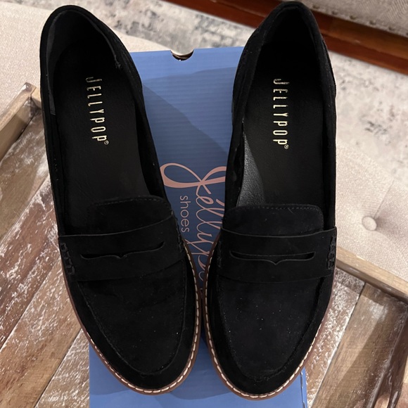 Jellypop Shoes Jellypop Paris Faux Suede Lug Sole Loafers Poshmark